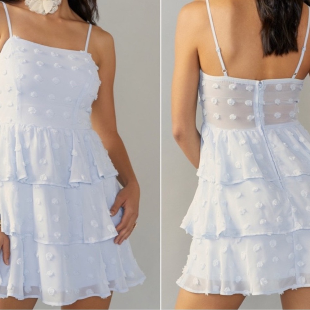 Ellianne Clip Dot Mini Dress